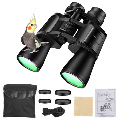 8-24x50 Zoom Binoculars – BAK-4 Prism, FMC Aspherical Lenses, Low-Light & Tripod Ready
