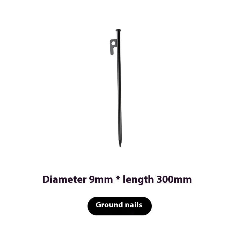 Heavy-Duty Steel Tent Stake – 30cm Camping Nail