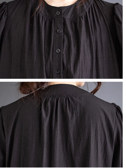 Women's Elegant Lightweight Side Pockets A-line Dress