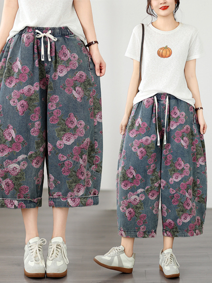 Weekend-Ease Denim Culottes — Flattering, Flowy Wide-Leg Pants for Everyday Joy