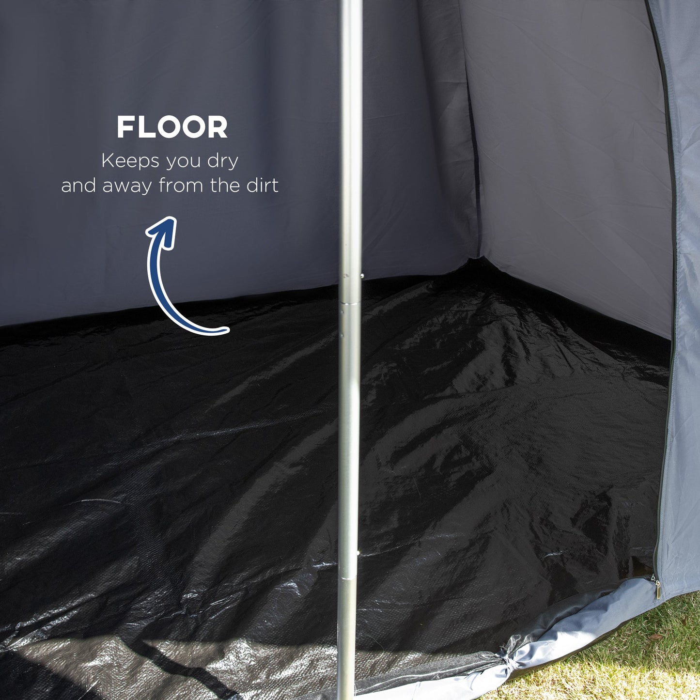 2-3 Person Teepee Camping Tent with Porch – Waterproof, Carry Bag Included