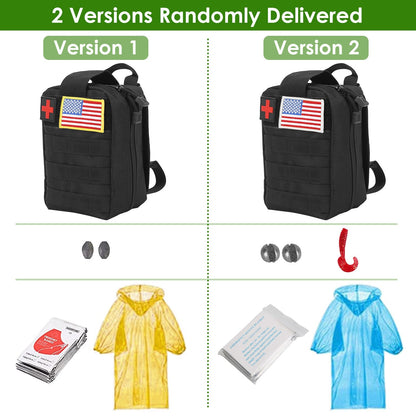 47-Piece Emergency Survival Kit with Tactical Pouch – Hiking, Camping & First Aid