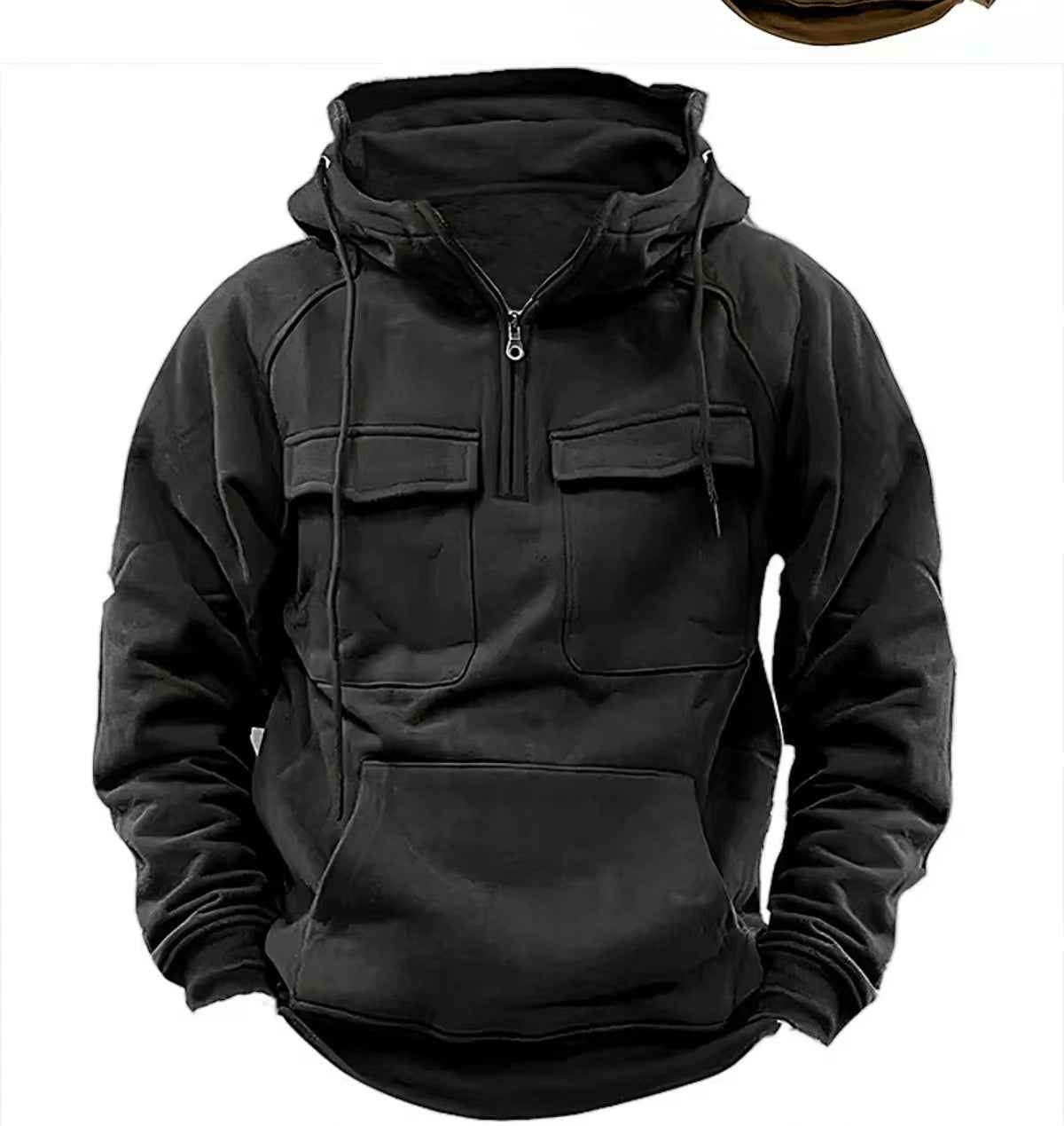 Men's Zip-Up Hoodie Sweatshirt – Casual Everyday Hoodie
