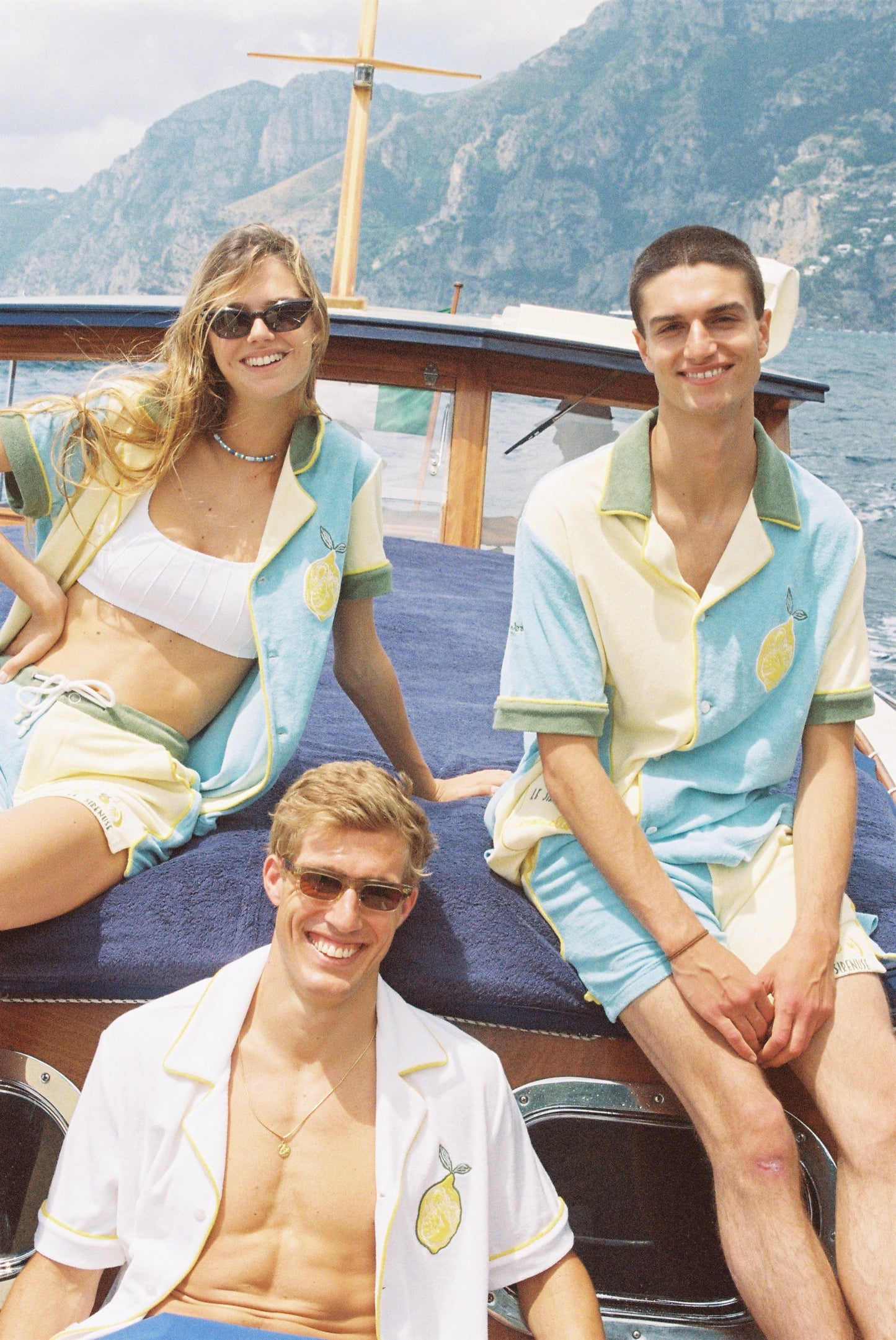'Le Sirenuse' Limoncello Cabana (Color Block)