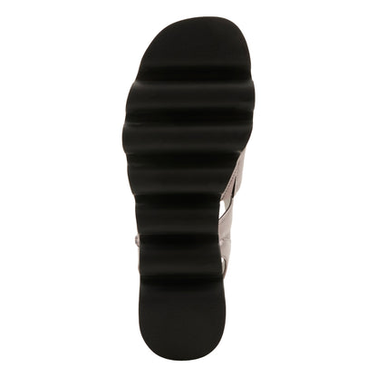 AZURA CORRIGATE SANDALS