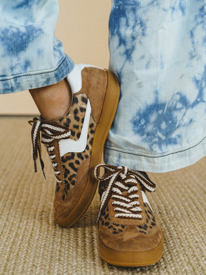 Destiny Sneaker - Coffee Leopard