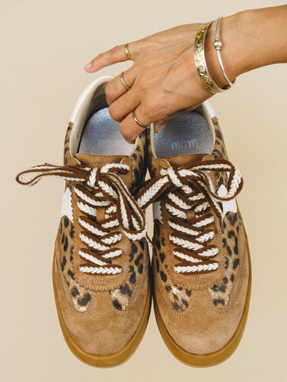 Destiny Sneaker - Coffee Leopard