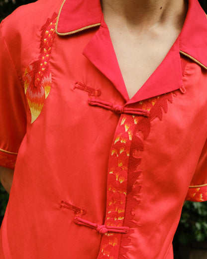 'Jiannan Wu x Tombolo' Wood Dragon (Silk & Cotton Twill)