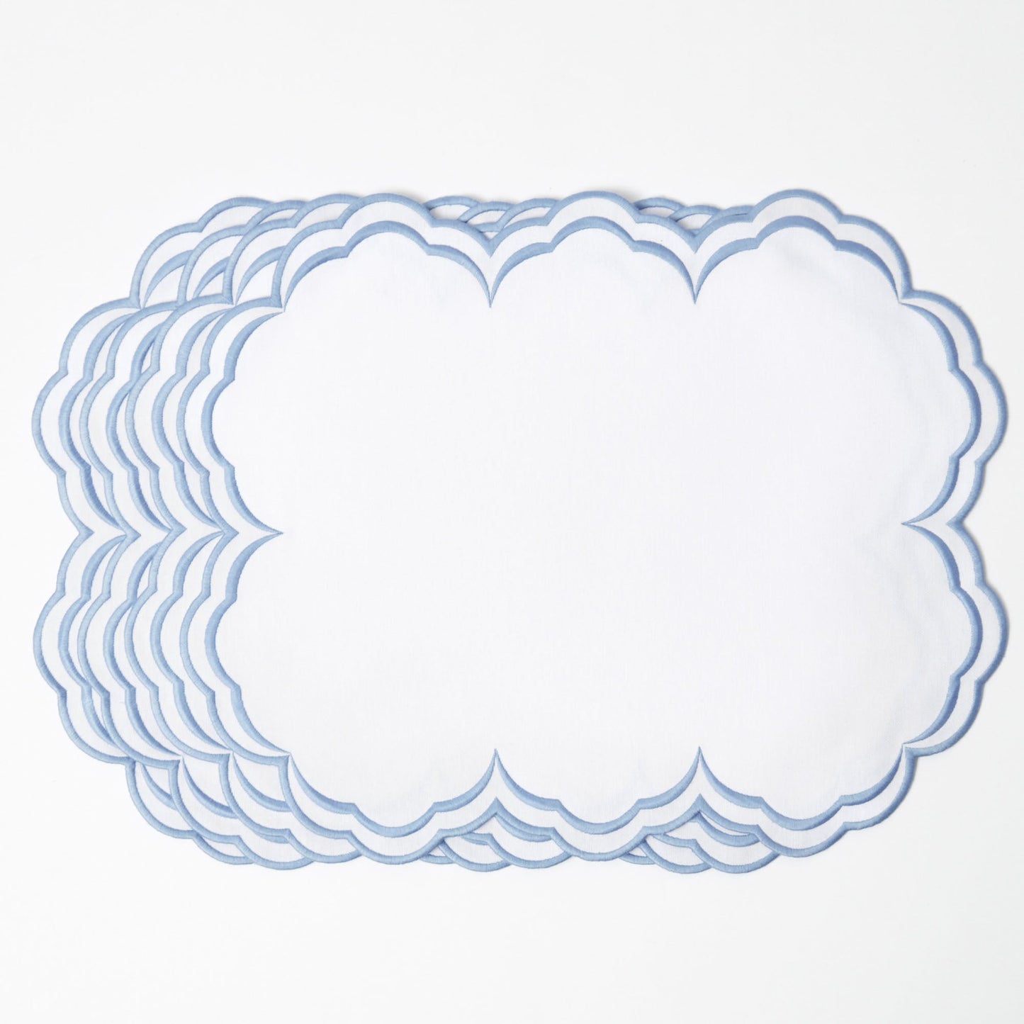 White Serena Placemats (Set of 4)