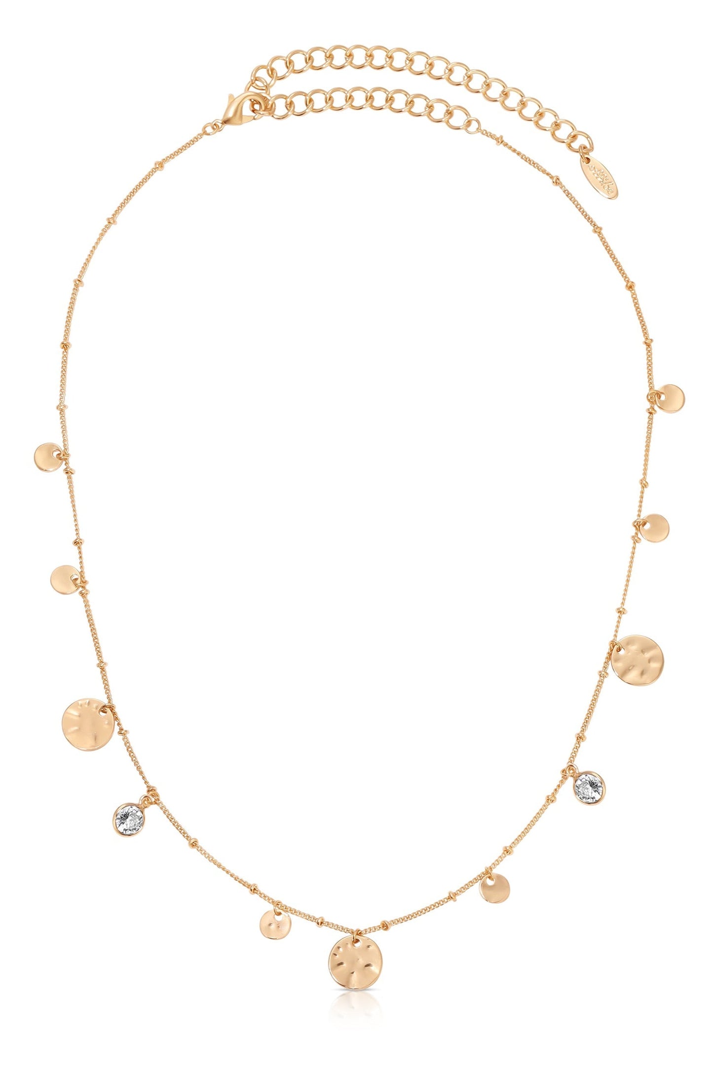 All in Layered Crystal Necklace Set