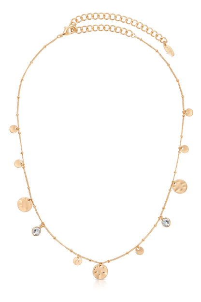 All in Layered Crystal Necklace Set