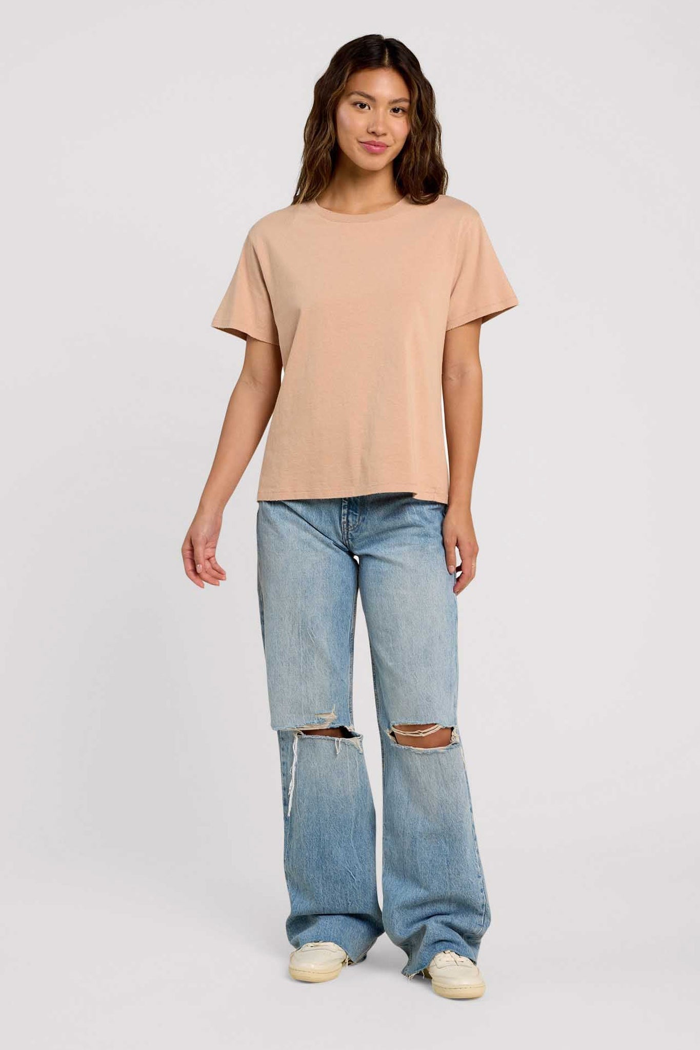 Vintage Cotton Everyday T-Shirt | Sand
