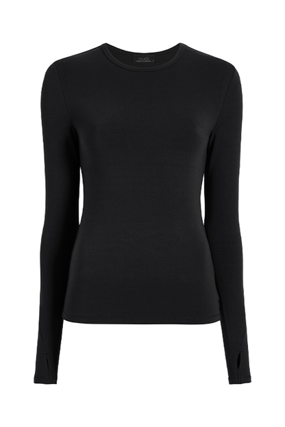 SwiftStretch Long Sleeve Shirt | Black