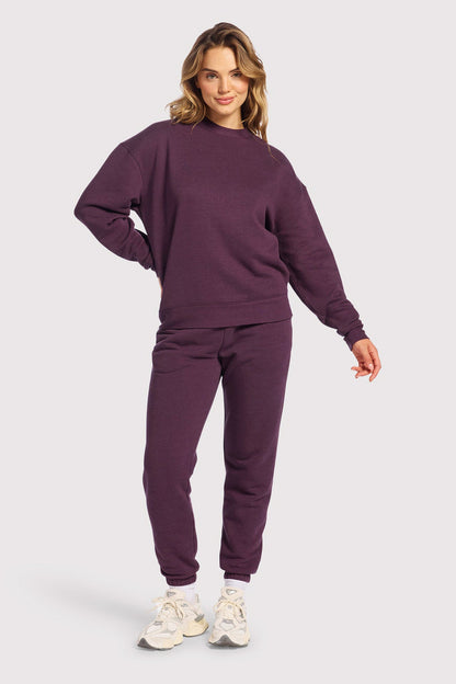 Vintage Fleece Crewneck | Plum