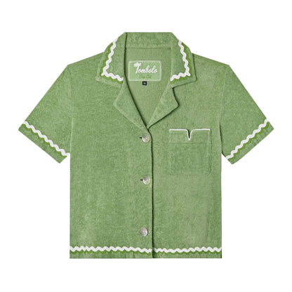 'Rick Rack' Cabana ~ Crop Cut (Green)