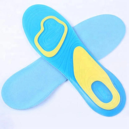 Active Anti-shock TPE Sport Running Gel Insole Plantar Fasciitis Full Length Shoe Insole