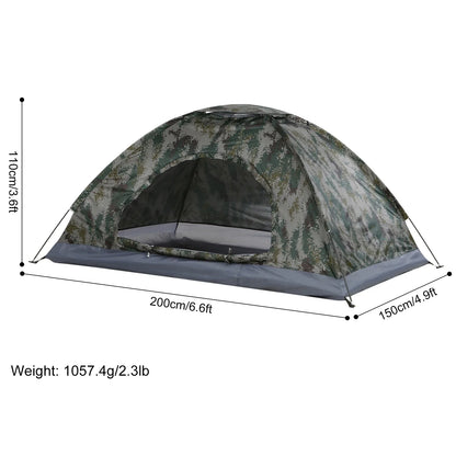 Ultralight 1-2 Person Camping Tent – Anti-UV UPF 30+ Portable Hiking Tent