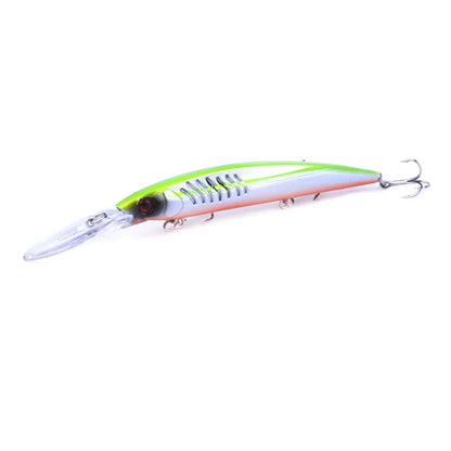 Minnow Wobbler Fishing Lure – 14.5cm, 13g, 1.8-2.7m Depth, Bass Carp Pike, 6 Colors + 6-Pack