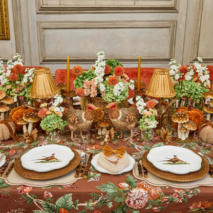Scalloped Pheasant Dinner Plate