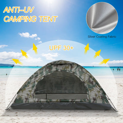 Ultralight 1-2 Person Camping Tent – Anti-UV UPF 30+ Portable Hiking Tent