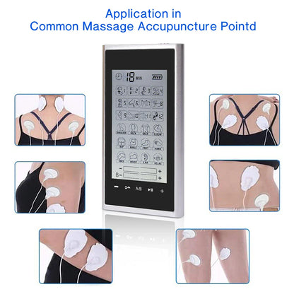 4 Output Channel 24 Modes EMS Eletric Professional Muscle Stimulation Physiotherapy Tens Electrodes Machines Body Massager Pads