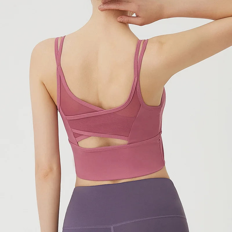 2022 New Sportswear Long Sleeve Top Pants Yoga Suit High Waist Peach Buttocks Seamless Leggings With Mesh Pocket Fitness Gym Set