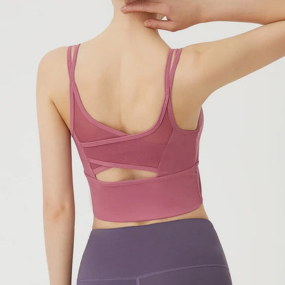 2022 New Sportswear Long Sleeve Top Pants Yoga Suit High Waist Peach Buttocks Seamless Leggings With Mesh Pocket Fitness Gym Set
