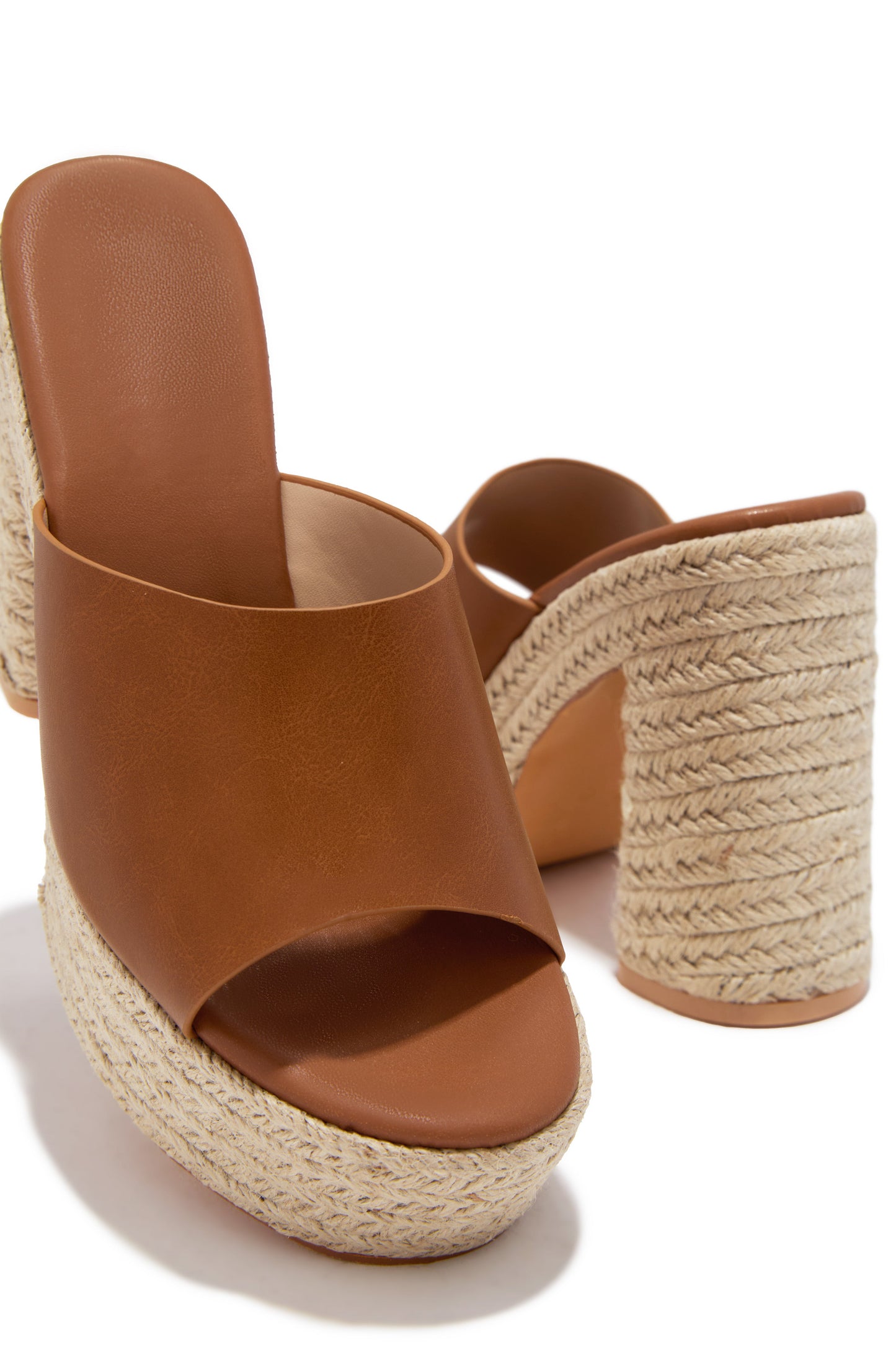 Zuleyma Platform Espadrille Heel - Tan