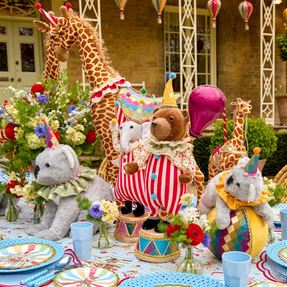 Party Bear & Elephant (Pair)