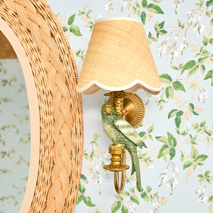 Pair of Olive Parrot Rechargeable Wall Lights