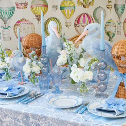 Azure Camille Candle Holders (Pair)
