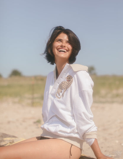 'Sun Leopard' Cabana (Long-Sleeve)