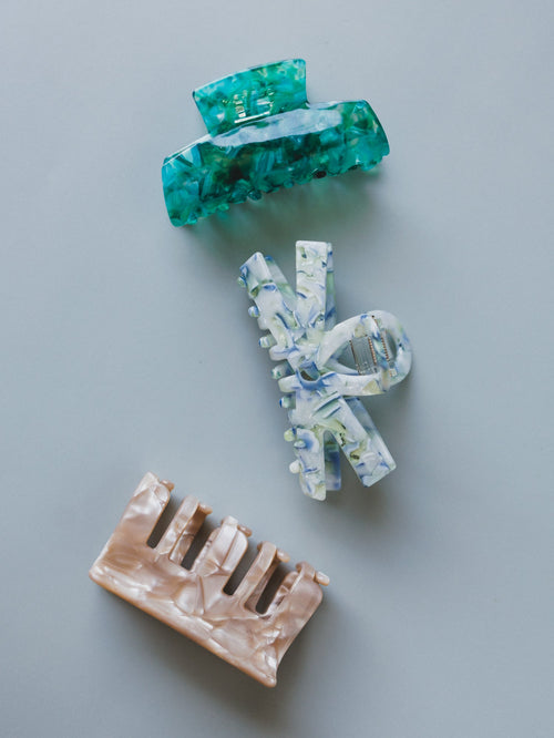 All Together Hair Clips - Blue - Pre Order
