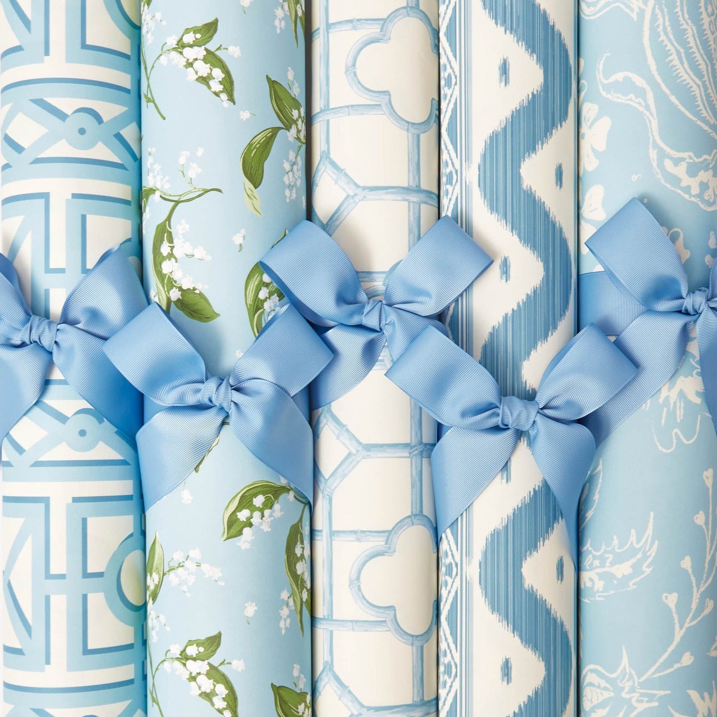Blue Pavilion Wallpaper