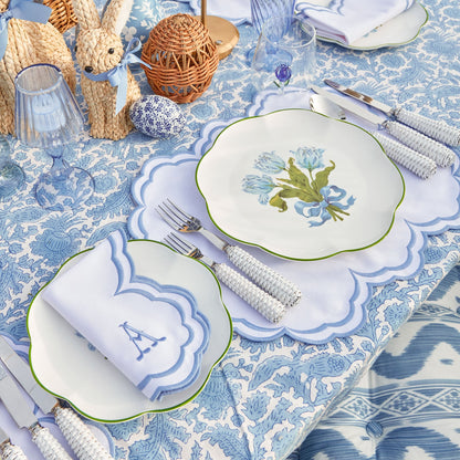 White Serena Placemats (Set of 4)
