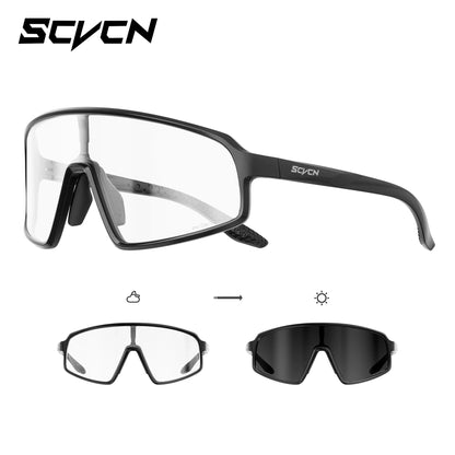 SCVCN Photochromic Sunglasses for Men Glasses Cycling Eyewear UV400 Sports MTB Outdoor Goggles Bicycle Women Sunglasses 2026