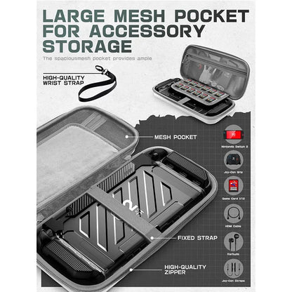 Carrying Case For Nintendo Switch 2 2025 Plus Version SUPCASE Portable Protective Travel Carry Handbag for Blade/Titan Case