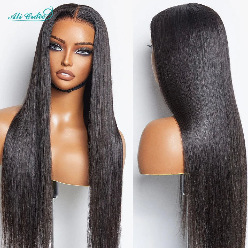 Ali Grace Glueless Wig 5x6 Straight Human Hair Wear&Go 4x4 Lace Closure Wig PrePlucked Hairline 13x4 Lace Front Human Hair Wigs