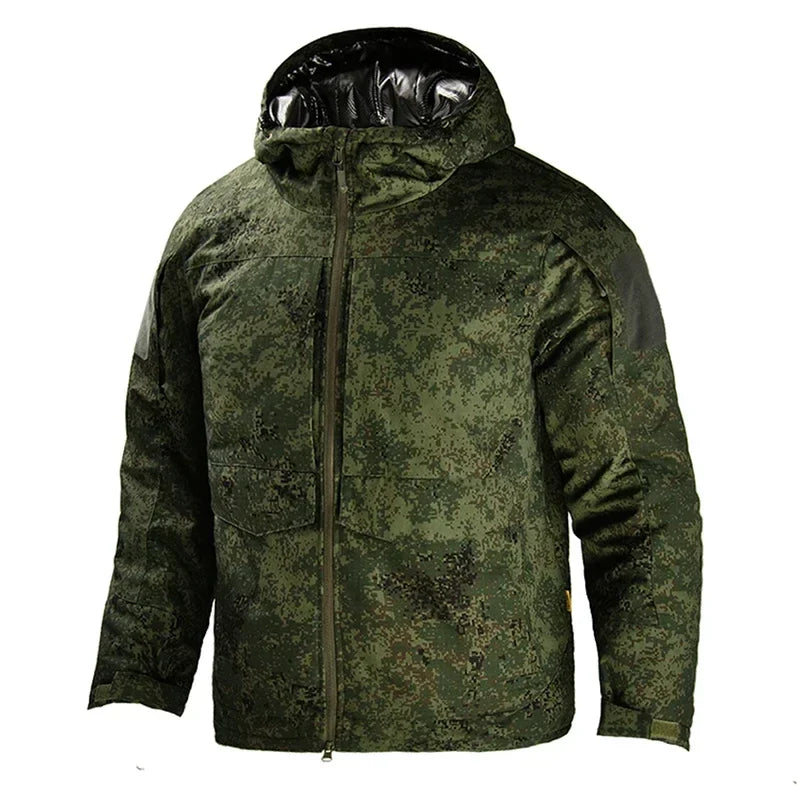 Men's Tactical Winter Jacket – Waterproof, Heat-Reflective, Windproof Hooded Coat, 6 Colors