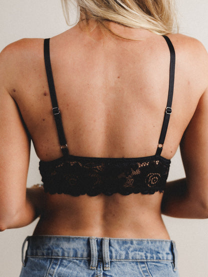 Day Moon Bralette - Black