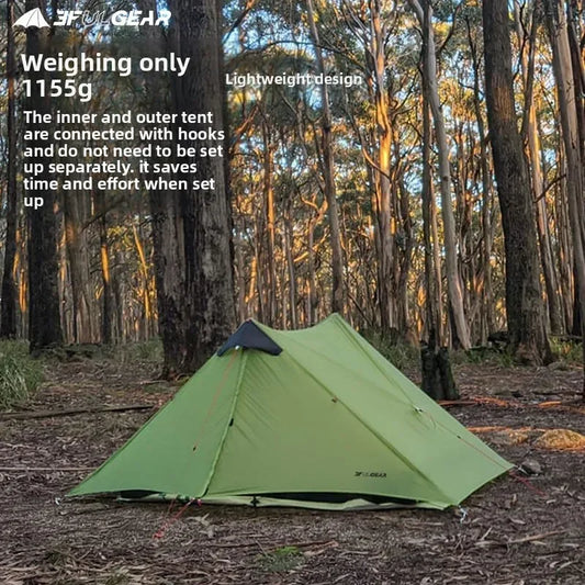 Lightweight 2 Person 3 Backpacking Camping Tent