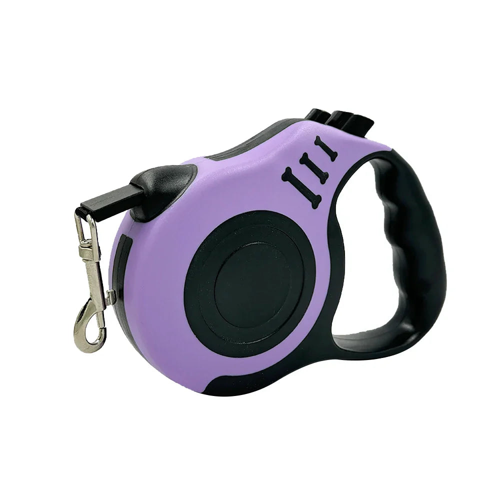 3m 5m Dog Leash for Small Dogs Cat Automatic Retractable Durable Nylon Lead Puppy Outdoor Travel Walking Hiking Traction Rope