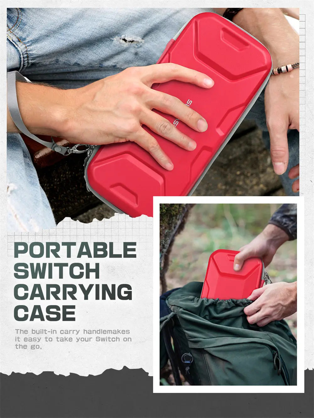 Carrying Case For Nintendo Switch 2 2025 Plus Version SUPCASE Portable Protective Travel Carry Handbag for Blade/Titan Case