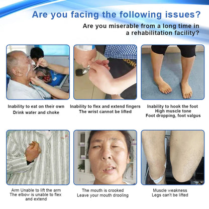 12 Modes Low Frequency Therapy Device TENS Machine EMS Muscle Stimulator Electronic Pulse Massager Myostimulation Apparatus