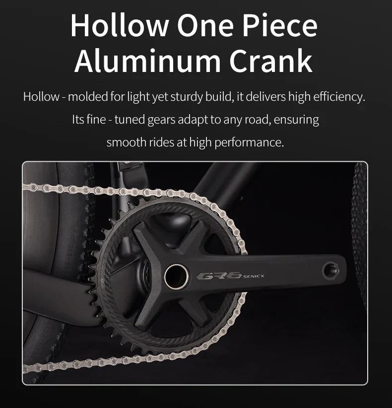 SAVA SF6 Carbon Fiber Gravel Road Bike All Terrain Suitable Off-Road Flat Handlebar Road Bicycle Oil Disc Bicycle Race Bike