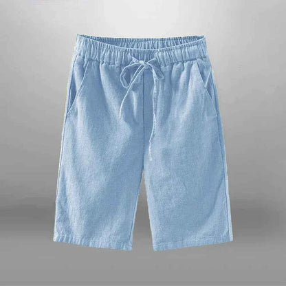 Men Shorts for Men Cotton Linen Casual Breathable Beach Shorts Men's Short Sweatpants Vacation Gym Basketball