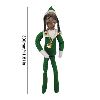 11.81 in Christmas Elf Doll Cute Elves Plush Toy Xmas Gift Holiday Cute Plush Shelf Toy Snoop on A Stoop 2023 Christmas Elf Doll