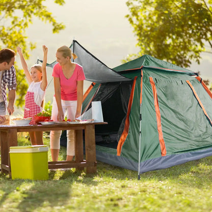 4-5 Person Camping Tent with 2 Mosquito Net Windows + Carrying Bag