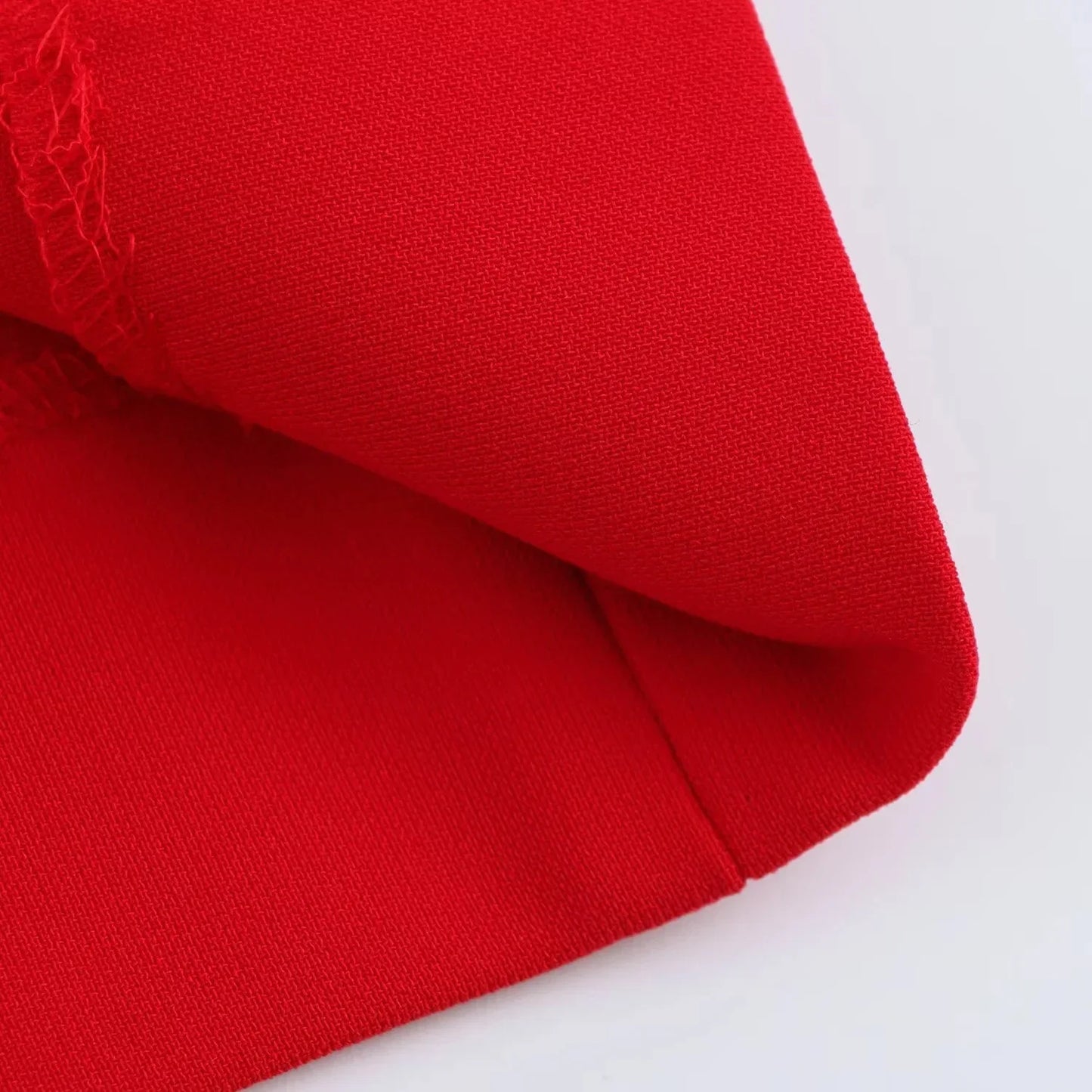 KONDALA Office Lady Chic Red Vest Blazer Suit V Neck Sashes Sleeveless Blazer High Waist Wide Leg Pants Fashion 2025 Summer Sets