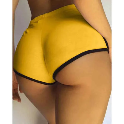 Women's High-Stretch Gym Shorts – Slim Fit Y2K Streetwear Running Trousers